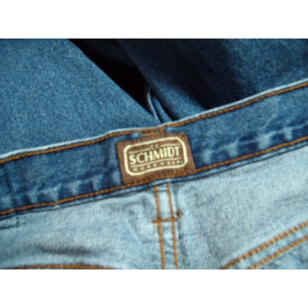 Schmidt Jeans Mens 34x29 Blue Denim Workwear‎ 109% Cotton